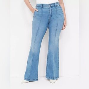 Lane Bryant Signature Fit Ultra Flare High Rise Jeans NWT